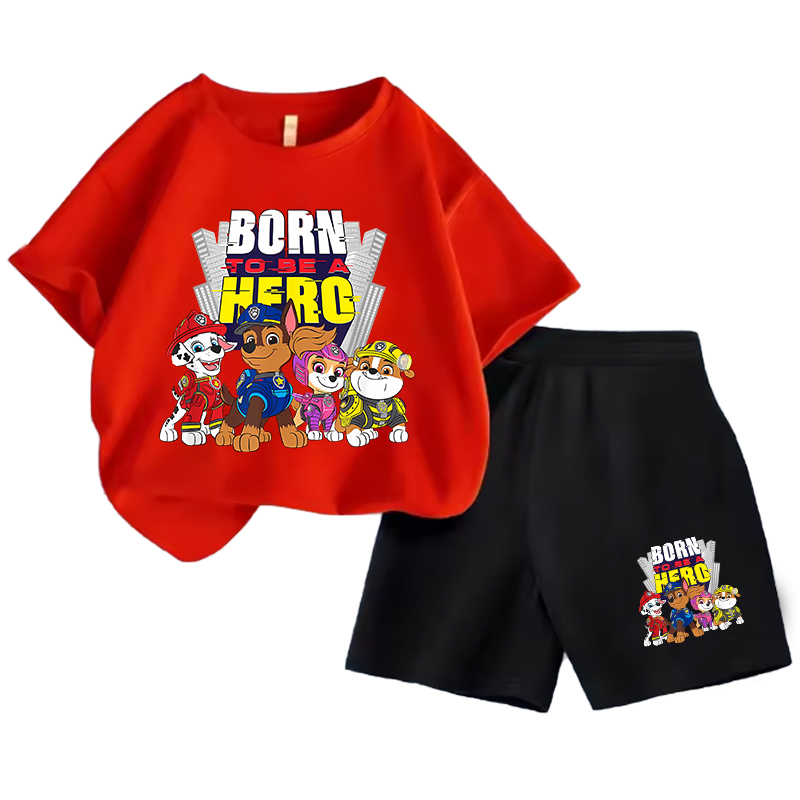 Boyshort Underwear - Cartoon Paw Patrols Kids Clothes Set
