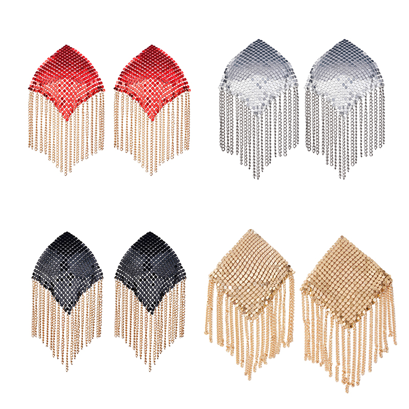 Nipple Cover Pasties - 1Pair Women Tassel Chain Nipple Covers