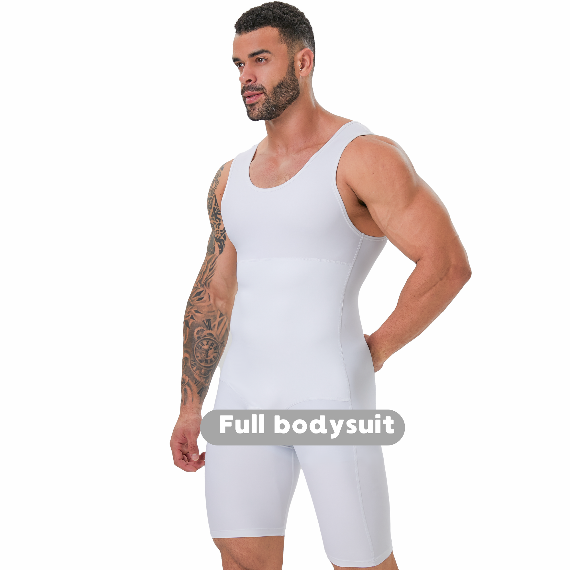 Men's Double Layer Tummy Contr - Shapewear Bodysuit Firm review and price