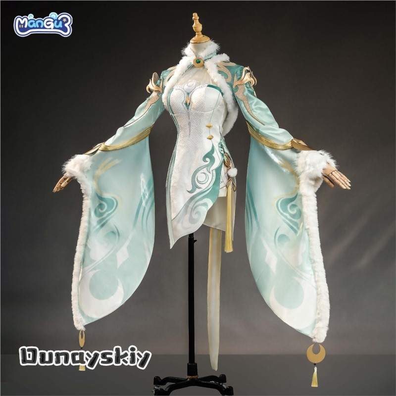 Genshin Impact Zi Bai An Everl - Robe Silk Women review and price