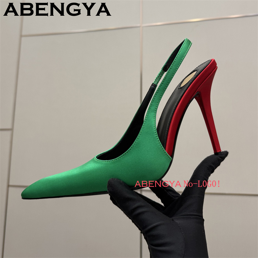 Multi-color Satin Pointy Toe T - Slip Dress Satin review and price