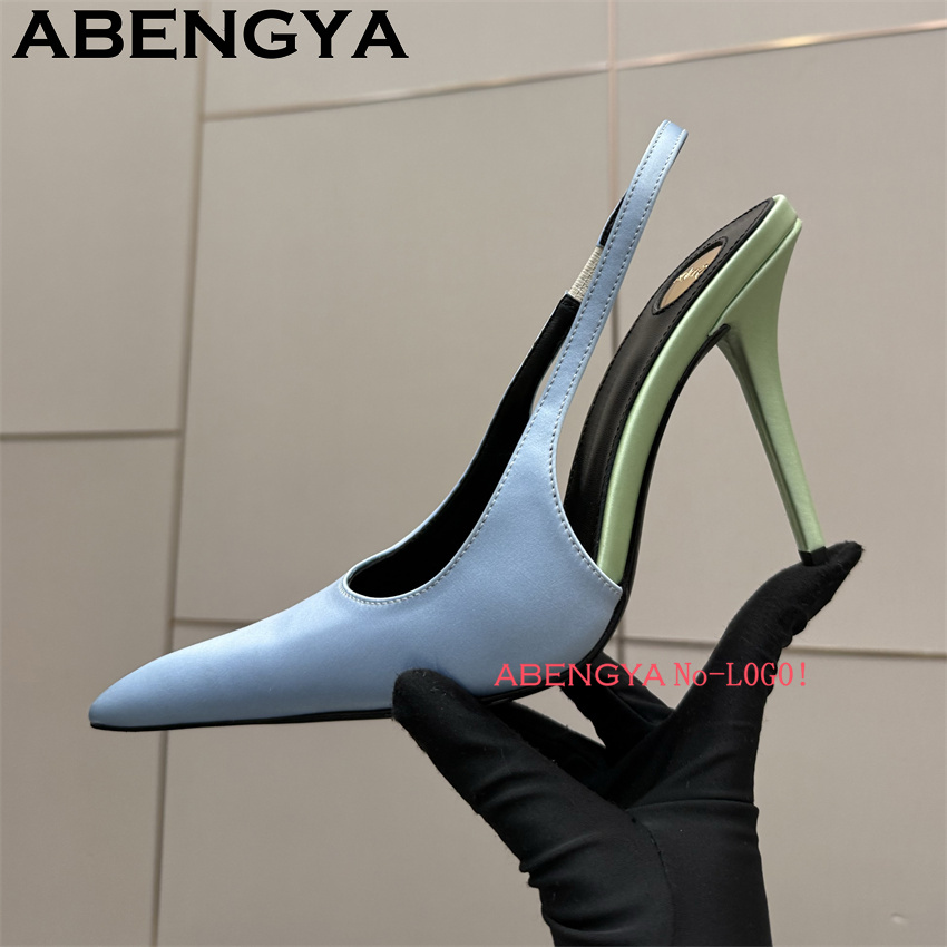 Multi-color Satin Pointy Toe T - Slip Dress Satin review and price