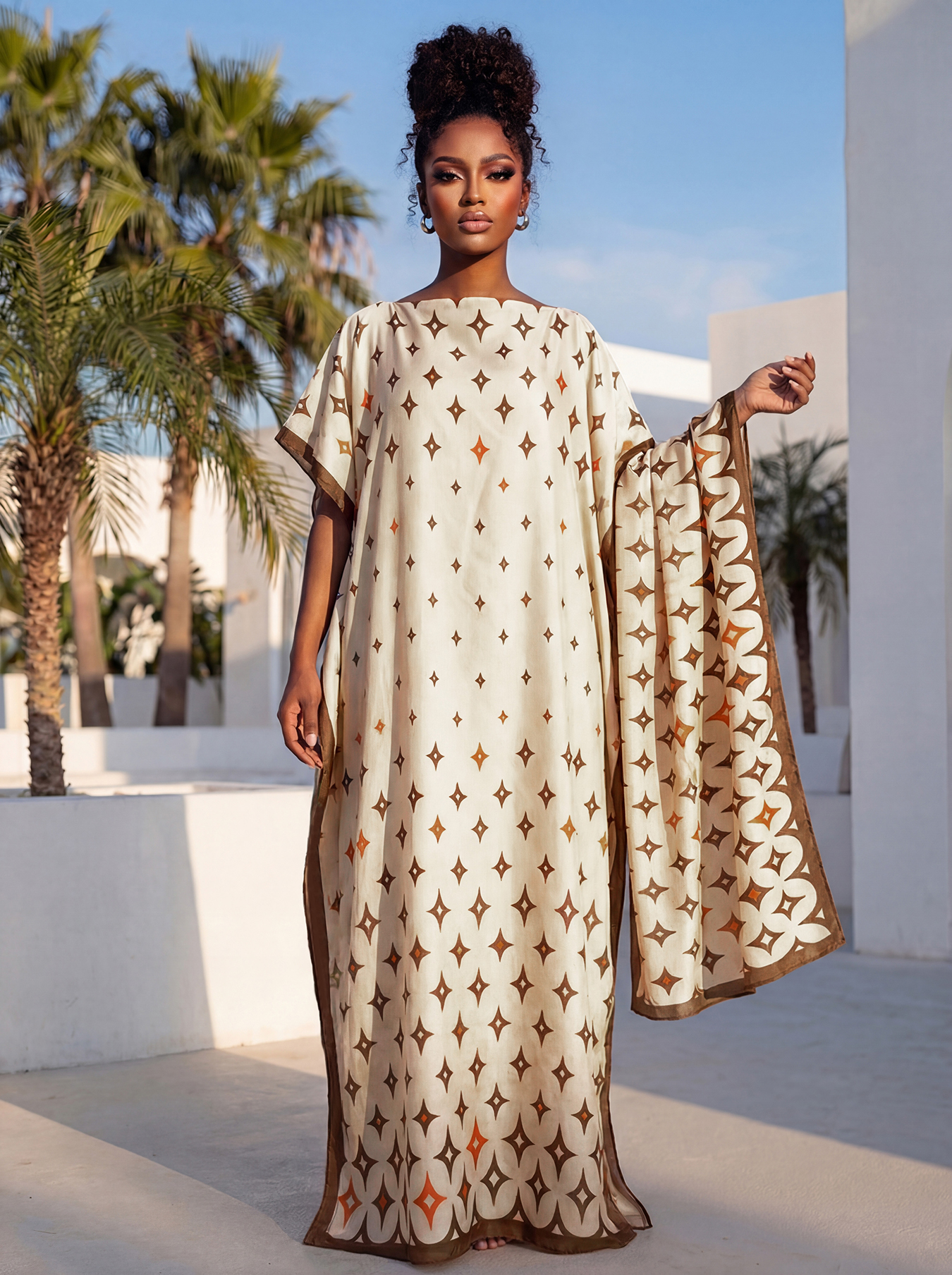 New Style Long Loose Silk Blen - Robe Silk Women review and price