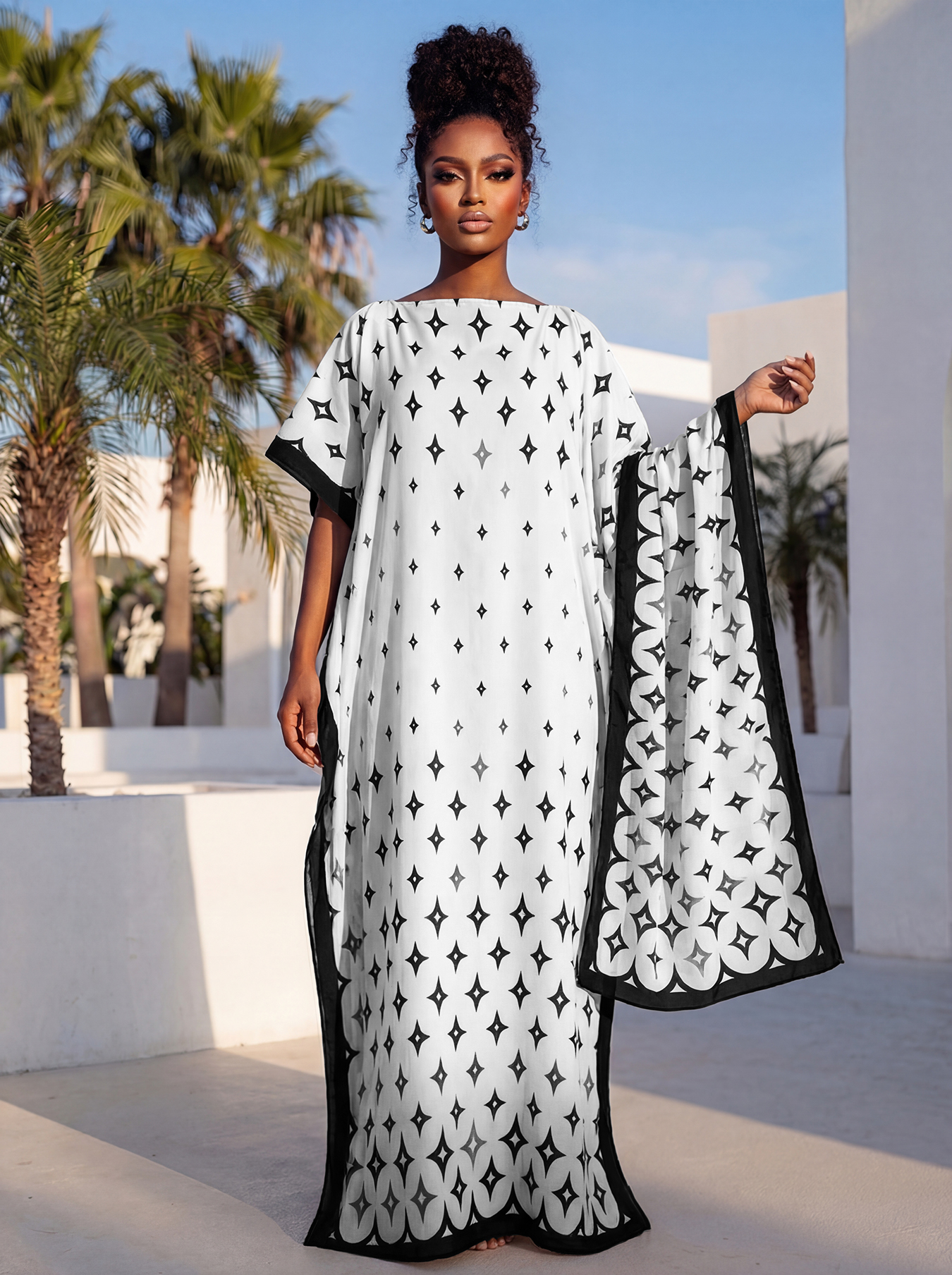 New Style Long Loose Silk Blen - Robe Silk Women review and price