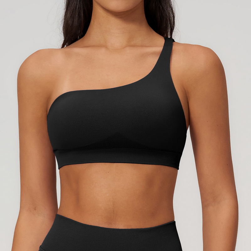 Spring Single-Shoulder Sporty  - Sports Bra High Impact review and price