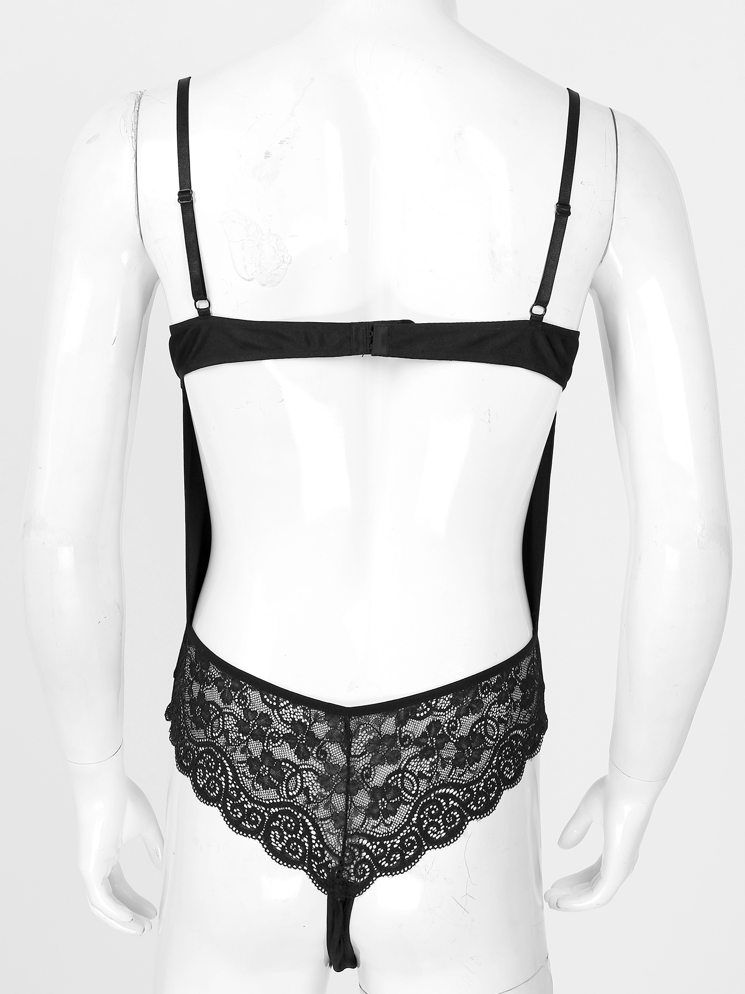 Men Sexy Bodysuit Lingerie Gay - Lace Teddy Lingerie review and price
