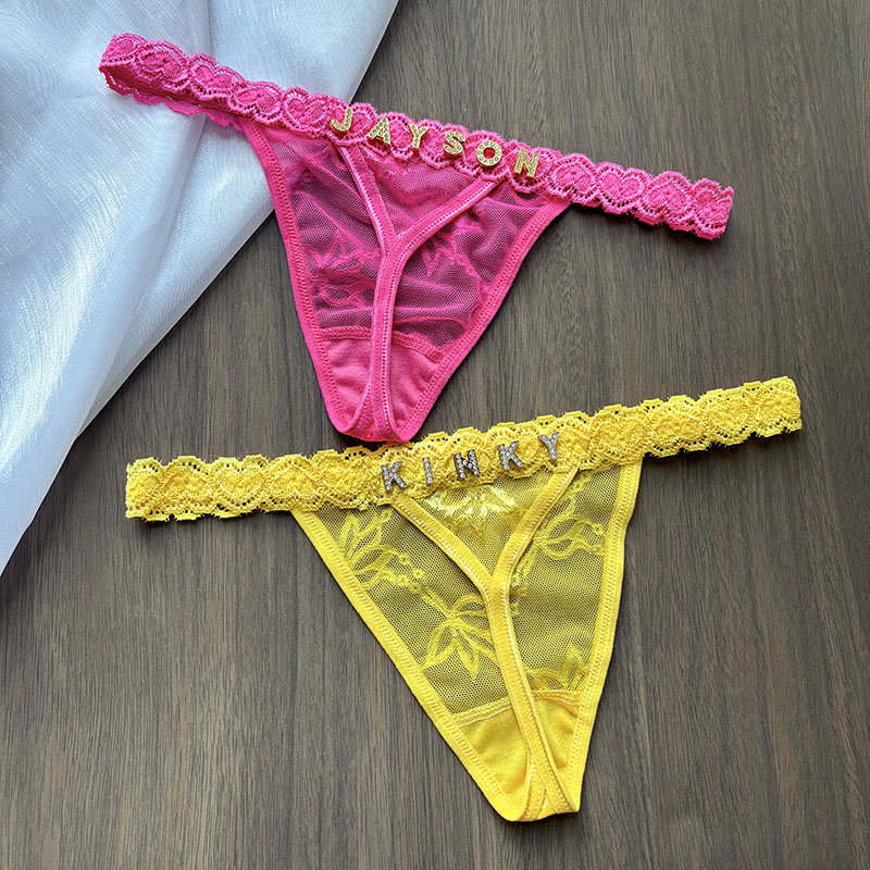 Custom Thong Panties Name Crys - Thong Bikini Women review and price