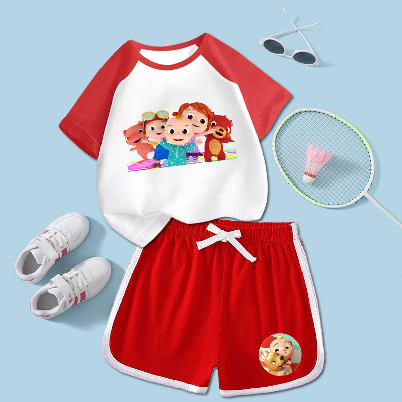2PCS Cocomelons Kids T-shirts  - Boyshort Underwear review and price