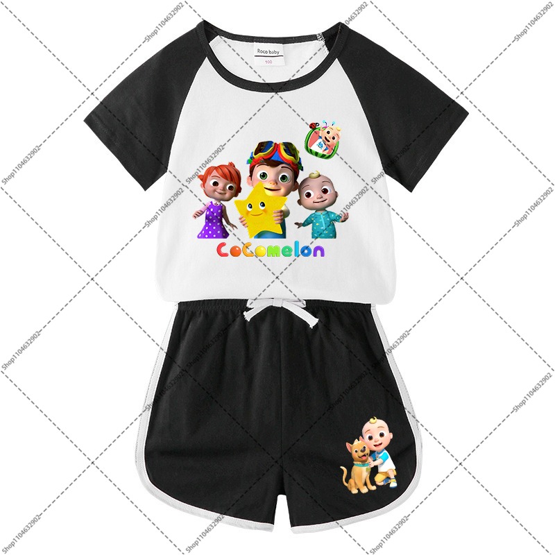 2PCS Cocomelons Kids T-shirts  - Boyshort Underwear review and price