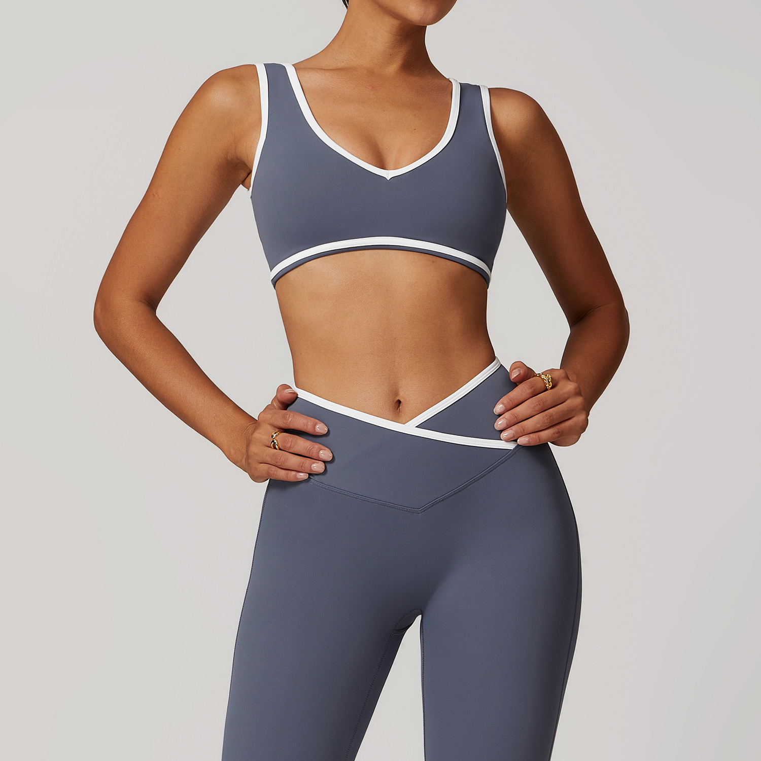 V-Neck Sports Bra Women Top Pu - Push Up Bra Padded review and price