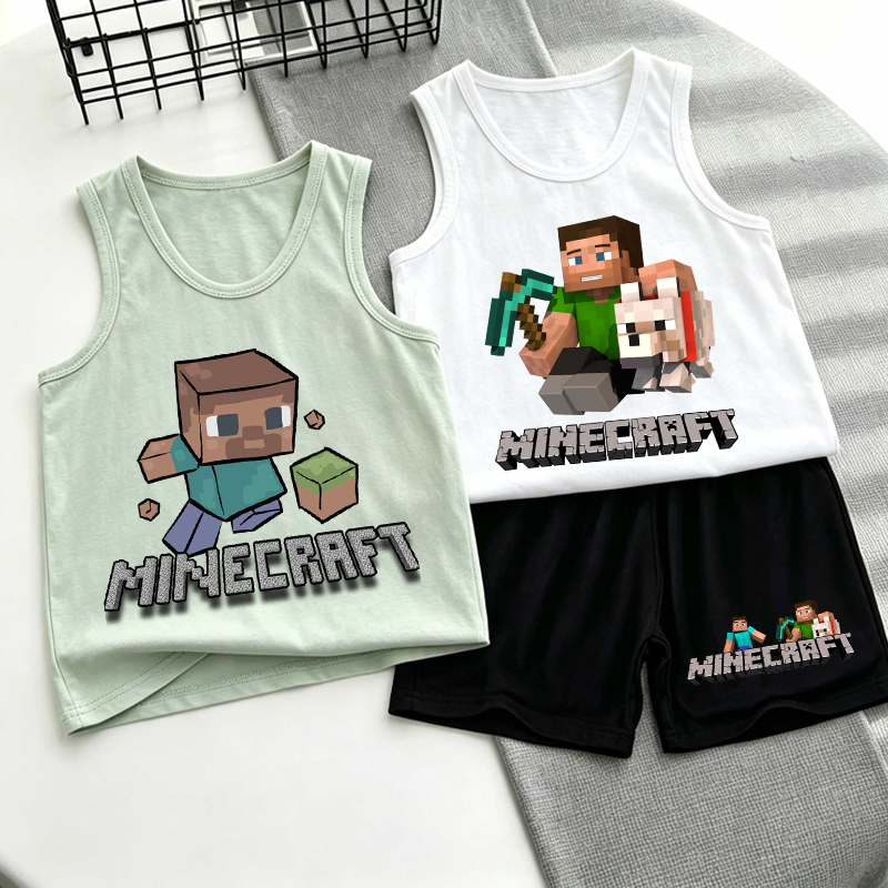 Minecrafted Children Vest+shor - Boyshort Underwear review and price