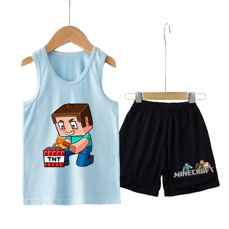 Minecrafted Children Vest+shor - Boyshort Underwear review and price