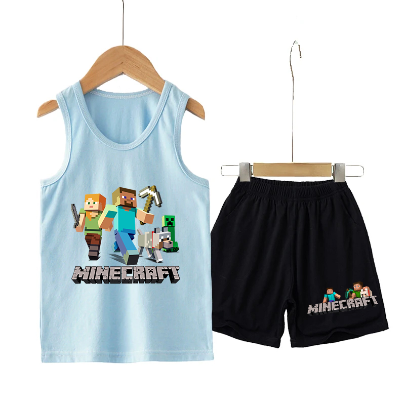 Minecrafted Children Vest+shor - Boyshort Underwear review and price