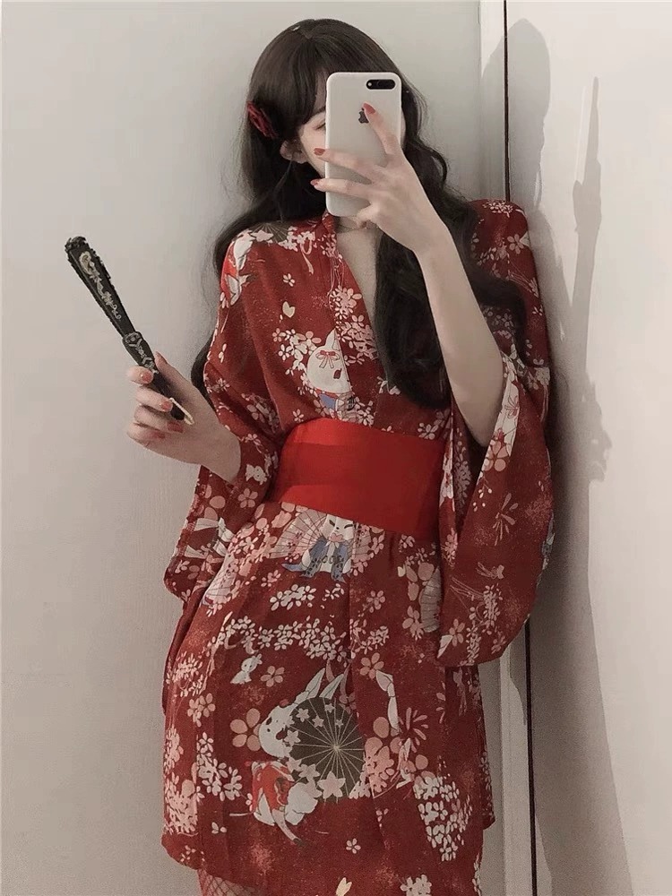 Sex Japanese Kimono Sexy Sleep - Robe Silk Women review and price