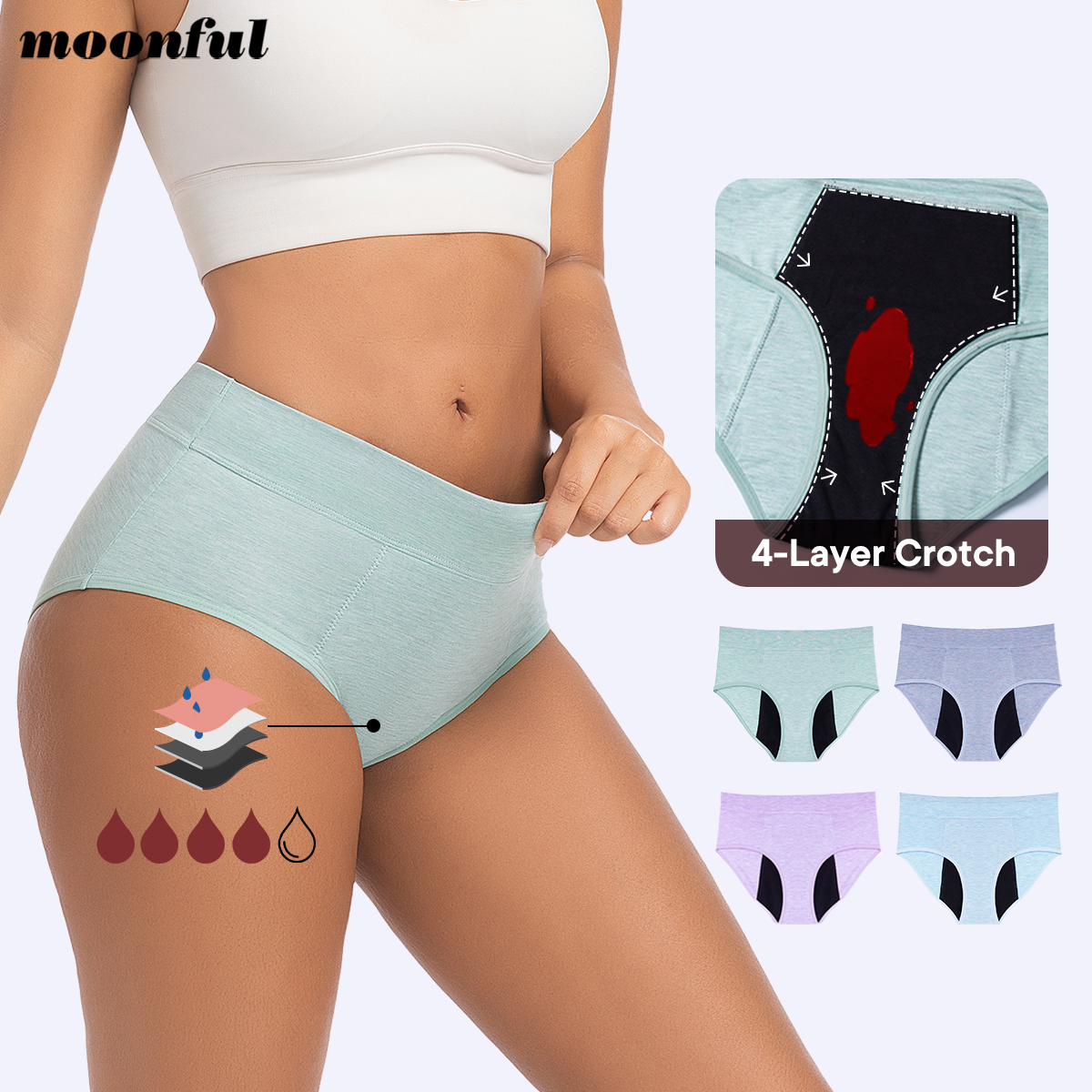 Menstrual Panties Woman Super  - Period Panty Absorbent review and price