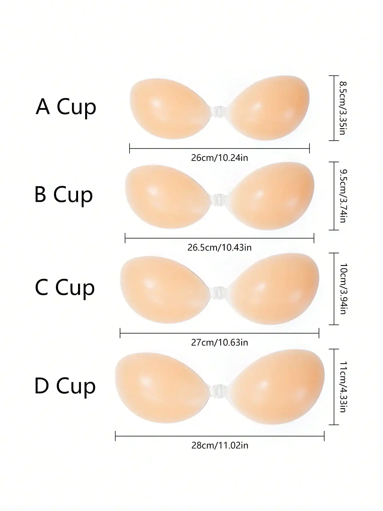 1pc Women's Silicone Sticky Br - Strapless Bra Backless review and price