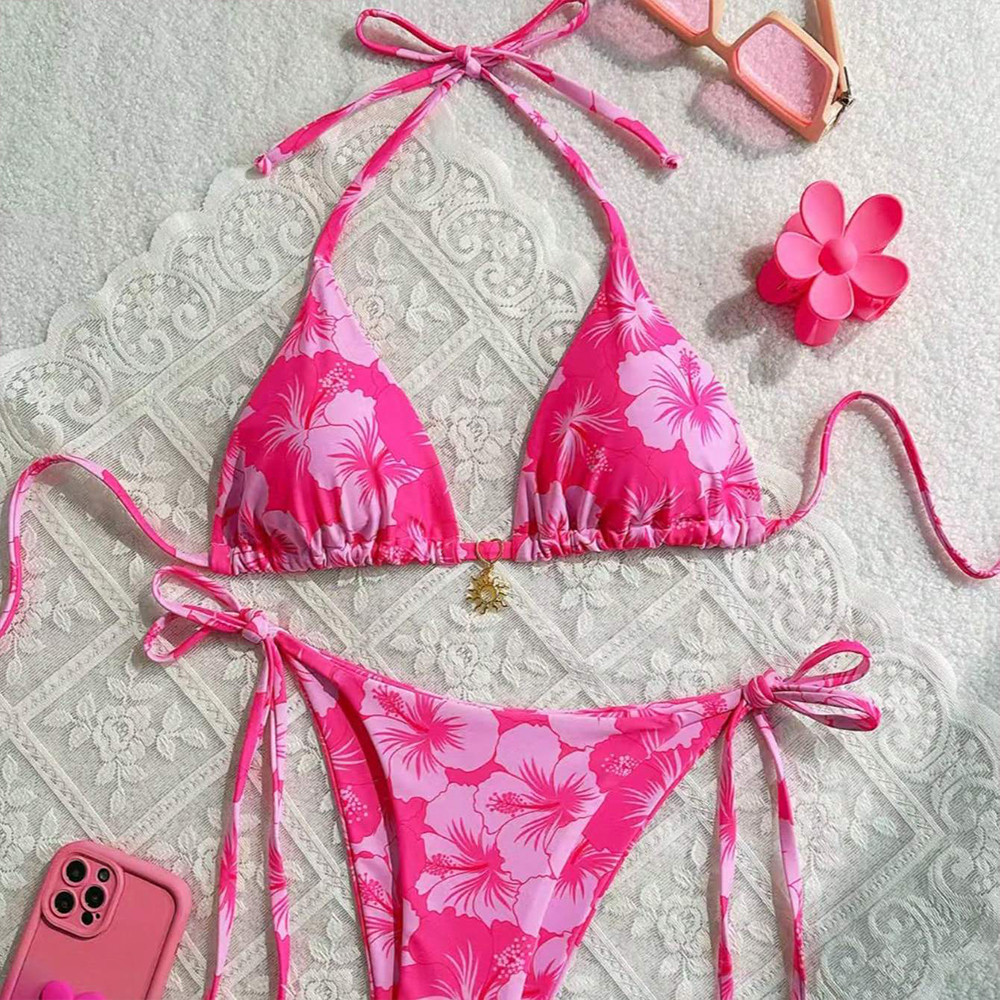 Women's Printed Vest Bikini+Th - Thong Bikini Women review and price