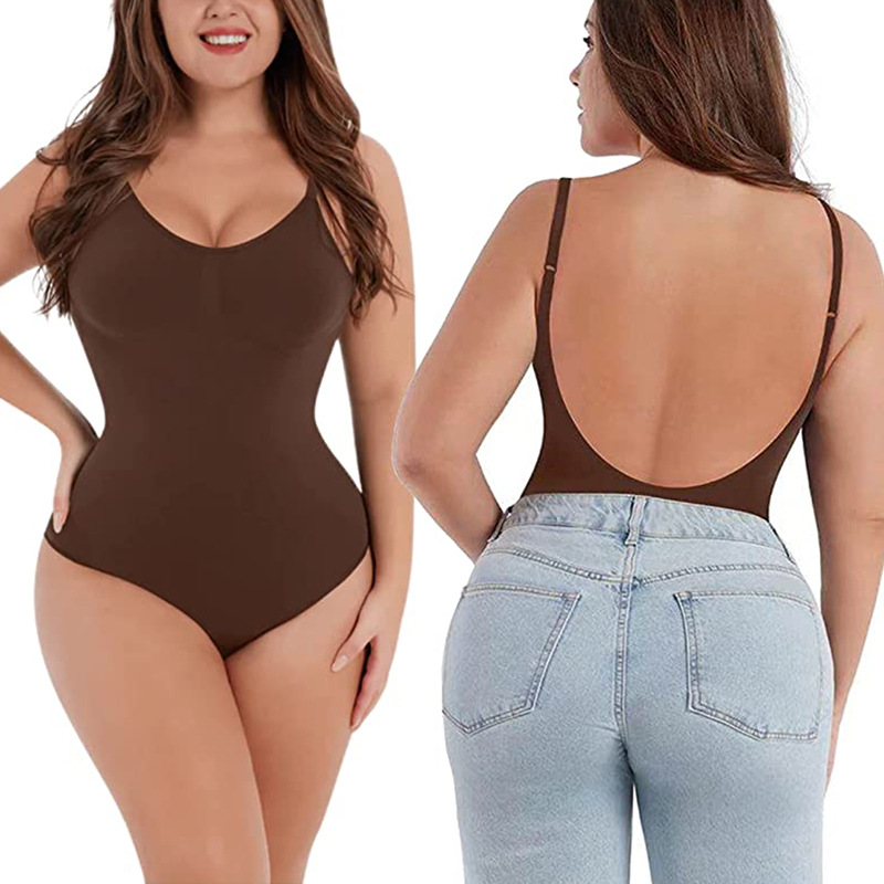Seamless Backless Sculpting Bo - Shapewear Bodysuit Firm review and price