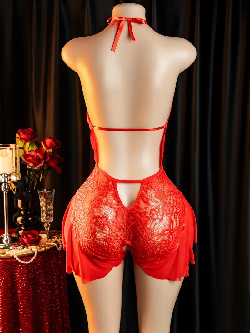 Hot Erotic Crotchless Lingerie - Lace Teddy Lingerie review and price