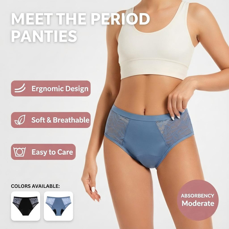 Absorbent Period Underwear Wom - Period Panty Absorbent review and price