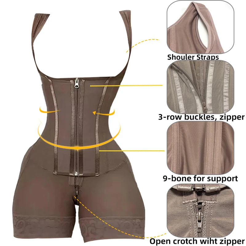 Body Shaper Women Colombian Fa - Shapewear Bodysuit Firm review and price