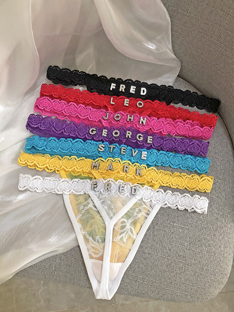 Custom Thong Panties with Name - Thong Bikini Women review and price