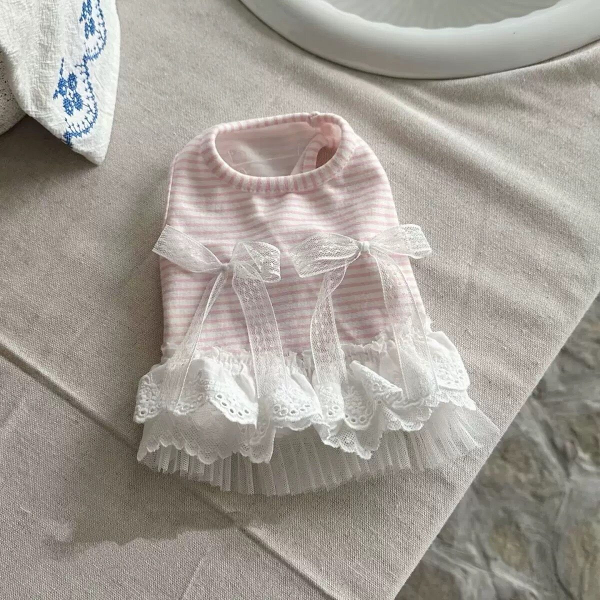 Sweet Bow Dog Clothes Lace Sma - Lace Teddy Lingerie review and price