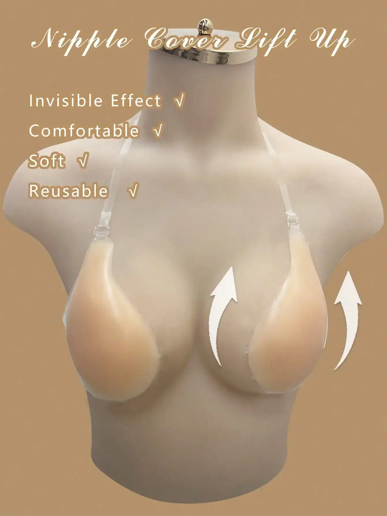 1pc Invisible Backless Straple - Strapless Bra Backless review and price
