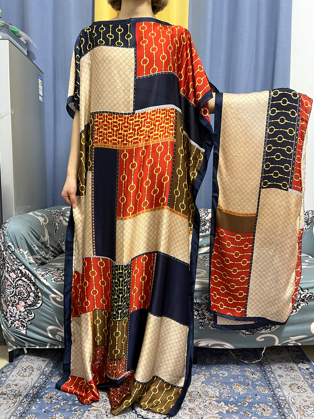 Abayas For Women Dubai Kaftan  - Robe Silk Women review and price