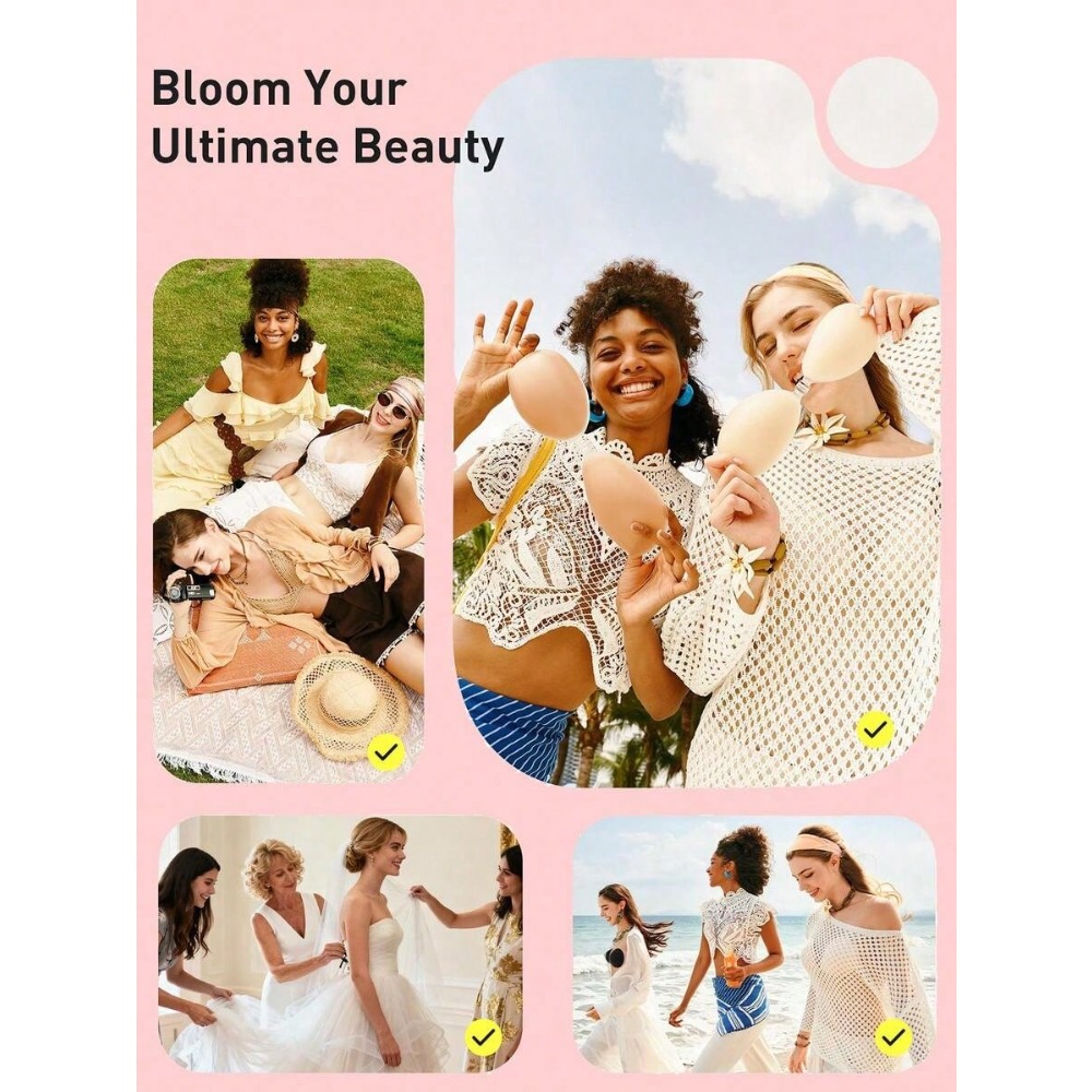 Waterproof Silicone Invisible  - Strapless Bra Backless review and price