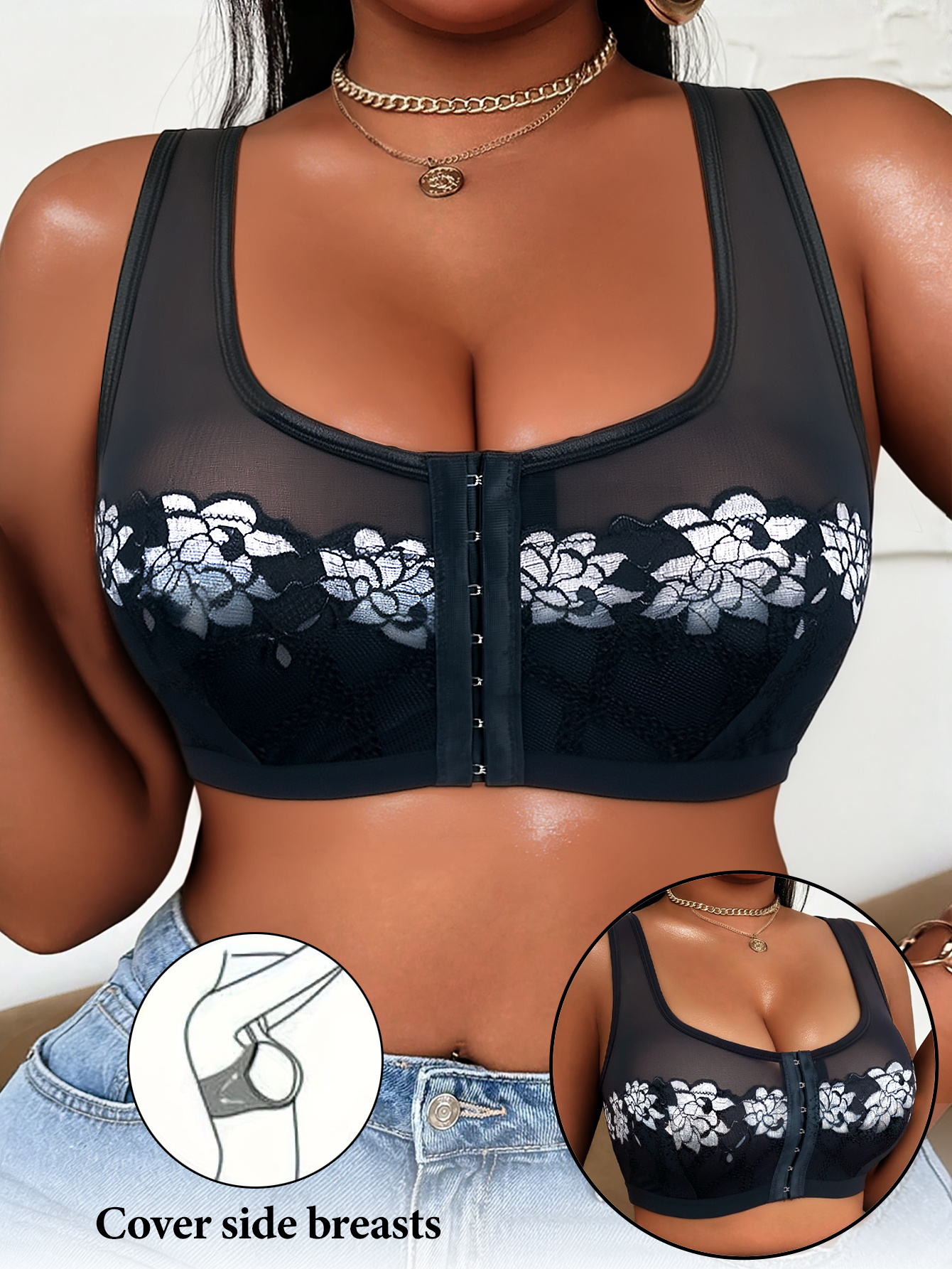 1PC Women's Push-up Bra, Wide  - Push Up Bra Padded review and price