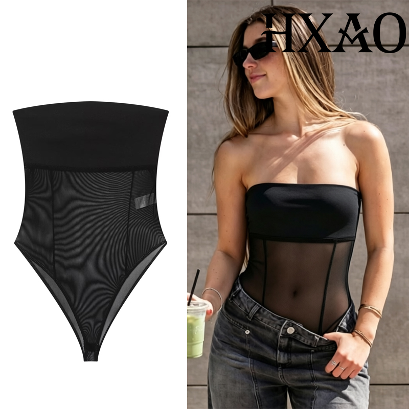 HXAO Tulle Corset Bodys Woman  - Strapless Bra Backless review and price
