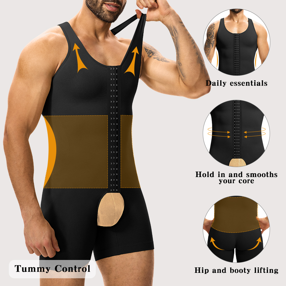 Men's Compression Shapewear  T - Shapewear Bodysuit Firm review and price