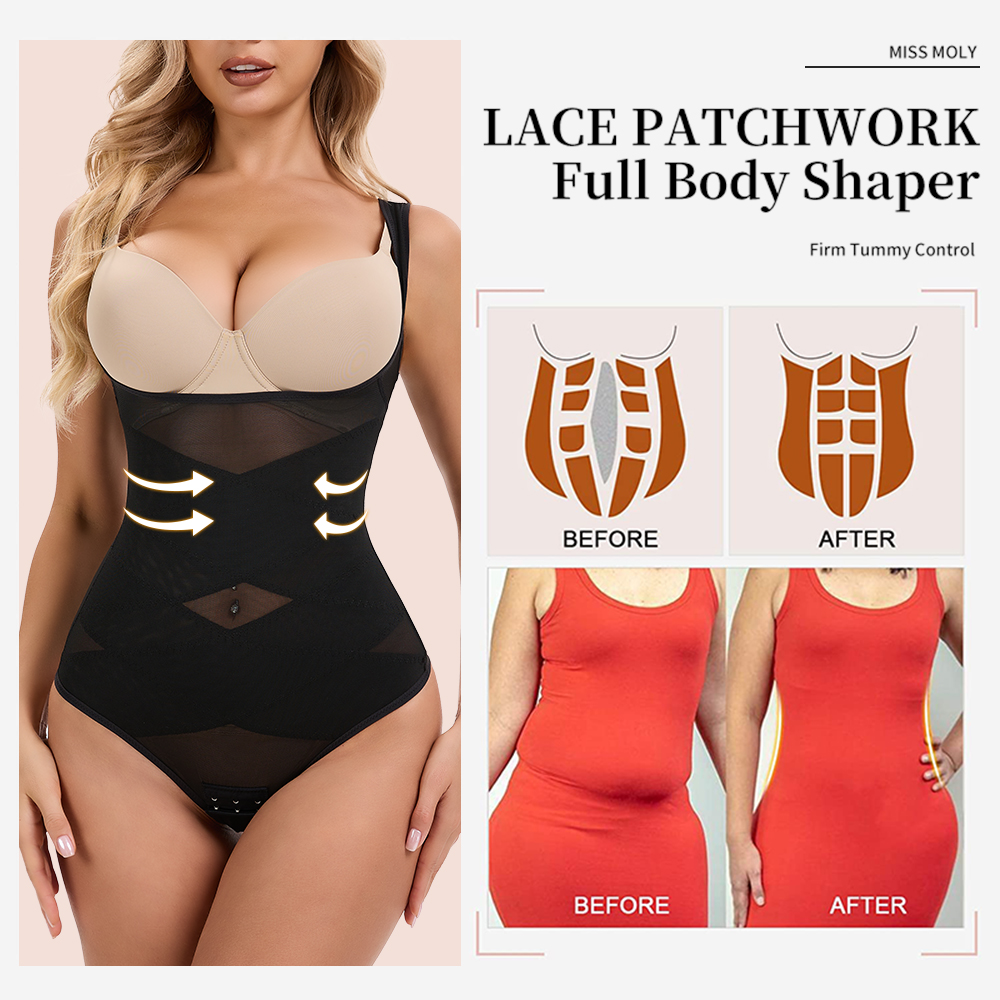 Mesh Thongs Bodysuit Shapewear - Shapewear Bodysuit Firm review and price